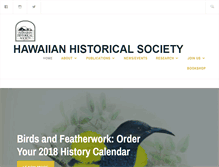Tablet Screenshot of hawaiianhistory.org